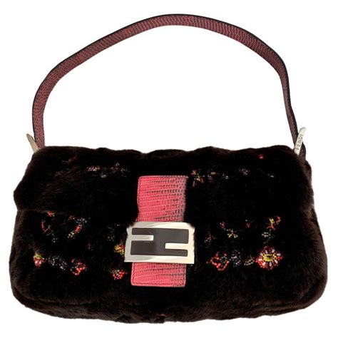 fendi b bag limited edition with beads|fendi shearling baguette.